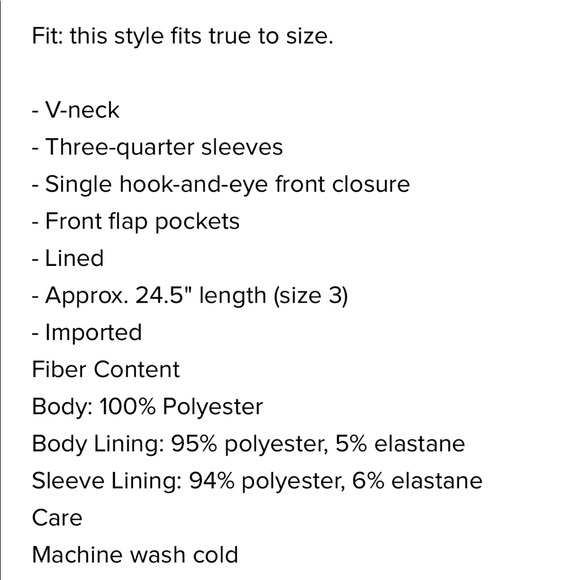 Ted Baker Pink Scalloped Edge Blazer 3/4 Sleeve like NWOT Ted Size 2 - Picture 3 of 3